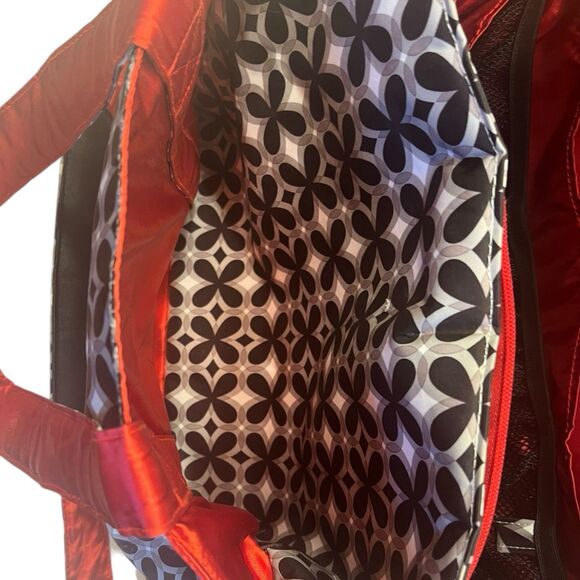 JuJuBe Be Prepared Diaper Bag Crimson Kaleidoscope Rare Floral Large - Picture 10 of 16